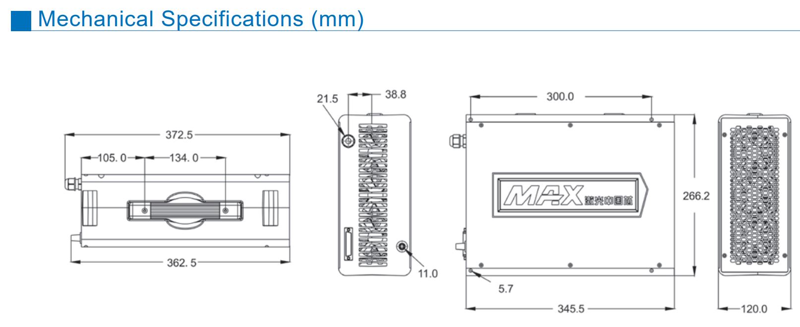 MFPT-20S 20W MOPA Pulsed Fiber Laser